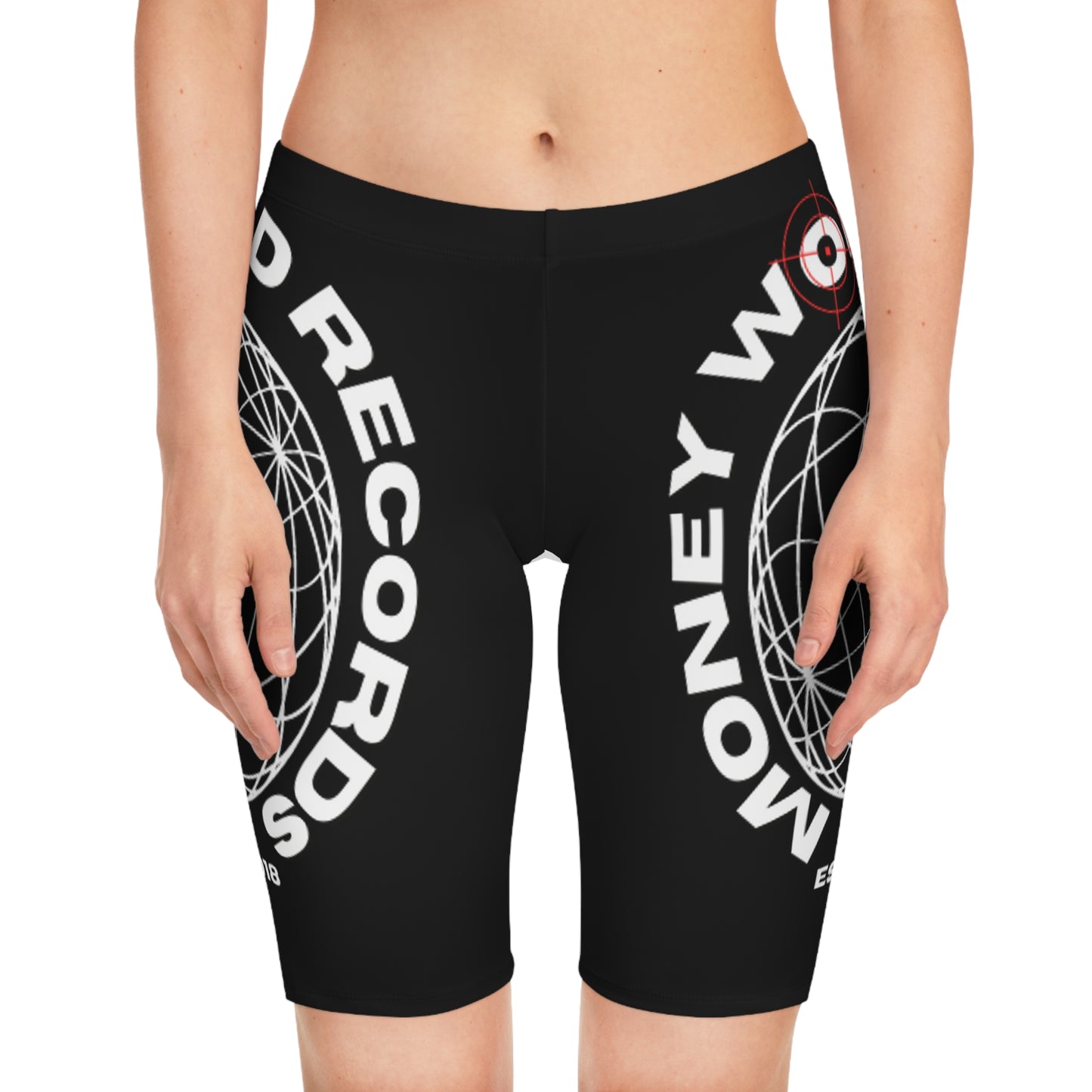 Women's MoneyWorld Bike Shorts (AOP)